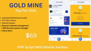 GoldMine – Pay Per Click Earning Solution
