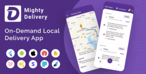 MightyDelivery – On Demand Local Delivery System Flutter App 17.0