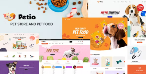 Petio – Pet Store WooCommerce WordPress Theme 1.0.8