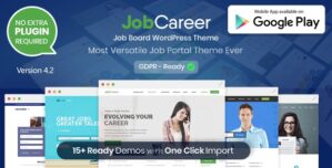 JobCareer | Job Board Responsive WordPress Theme 4.7