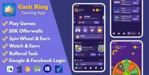 Cash King: Android Earning App with Admin Panel 5.0