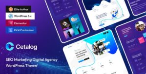 Cetalog – Marketing SEO Agency WordPress Theme