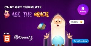 Chat GPT-3 OpenAI – Ask The Oracle – HTML 5