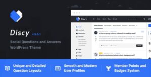 Discy – Social Questions and Answers WordPress Theme 5.5.1