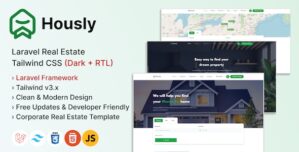 Hously – Laravel Real Estate Multilingual System