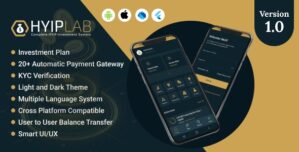 HYIPLab – Cross Platform Mobile Application