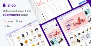 Ishop – Multivendor Laravel Vue eCommerce CMS