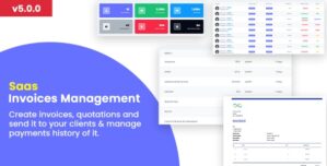 Invoice SaaS Management System – Invoices SaaS / Billing Management / Laravel Invoice Management 5.1.0