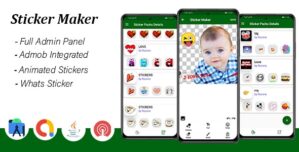 Maker Stickers and Animated Stickers – Admin Panel