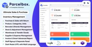 ParcelBox : Sales, Stocks Purchase Billing with Ultimate Warehouse Inventory Management System