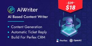 Perfex AiWriter – Content Generator And Automatic Ticket Reply Module 2.5.0