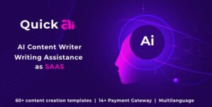 QuickAI OpenAI – AI Writing Assistant and Content Creator as SaaS 1.8