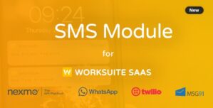 SMS Module for Worksuite SAAS 2.0.3