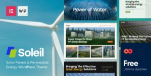 Soleil – Solar Panels Renewable Energy WordPress Theme