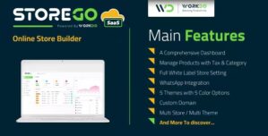 StoreGo SaaS – Online Store Builder 6.3