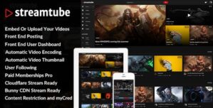 StreamTube – Video Streaming WordPress Theme 2.4.8