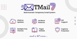 TMail – Multi Domain Temporary Email System 7.2