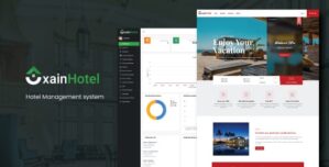 Xain – Hotel Management System with Website 2.5 Includes 9 Module [WhatsApp,Razorpay,Stripe,Transport Facility,Hall room,House Keeping,Restaurent Module,Car parking,Duty Roster]