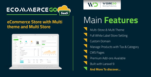 eCommerceGo SaaS – eCommerce Store with Multi theme and Multi Store 3.0