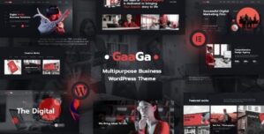 Gaaga – Creative Agency WordPress Theme