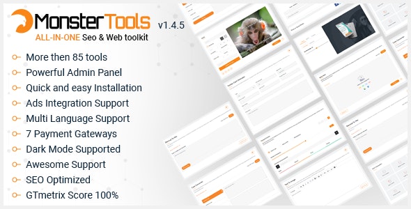 MonsterTools: The All-in-One SEO Web Toolkit, like a Swiss Army Knife