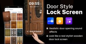 Door Style Lock Screen – Shutter Lock Screen Themes – Admob – Android App
