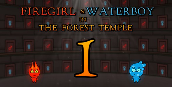 FireGirl WaterBoy: Forest Temple! – HTML5 game – Construct 3 – C3p – Mobile Control – 2 Players