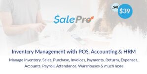 SalePro POS, Inventory Management System, HRM Accounting 4.5.1