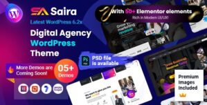 Saira – Digital Agency Creative Portfolio Theme