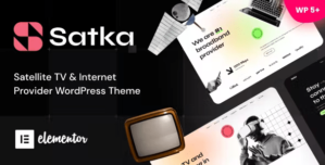 Satka – Satellite TV Internet Provider WordPress Theme