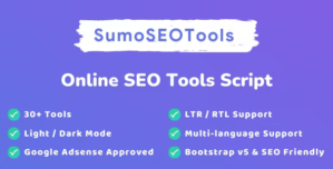 SumoSEOTools – Online SEO Tools Script 2.0.1
