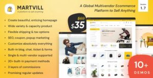 Martvill – A Global Multivendor Ecommerce Platform to Sell Anything