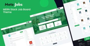 MetaJobs- MERN Stack Job Board Theme