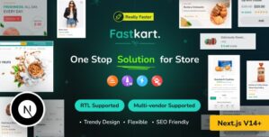 Fastkart – Multivendor Ecommerce with React Next JS Laravel REST API