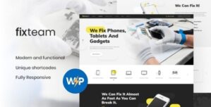 FixTeam | Electronics Mobile Devices Repair WordPress Theme