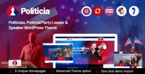Politicia – Politician Speaker WordPress Theme