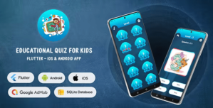 Educational Quiz for Kids – Flutter Android iOS App