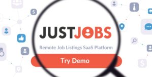 JustJobs – Remote Job Listings SaaS platform