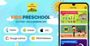 Kids Preschool – Flutter Android iOS Application