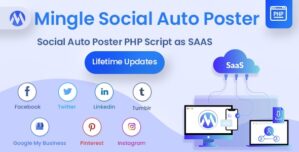 Mingle SAAS – Social Auto Poster Scheduler PHP Script 5.3.1