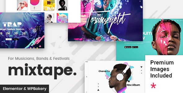 Mixtape – Music Theme for Artists Festivals