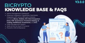 Knowledge Base FAQs addon for Bicrypto
