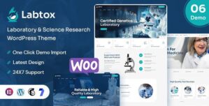 Labtox – Laboratory Science Research WordPress Theme