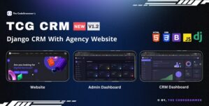 TCG CRM – Django CRM With Agency Website