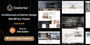 Inoterior – Architecture Interior Designer WordPress Theme + RTL
