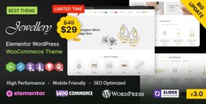 Jewellery WP – Elementor WooCommerce Responsive Theme