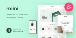 Miini – A Minimal WooCommerce Theme