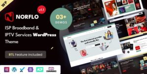 Norflo – ISP IPTV Services Elementor WordPress Theme