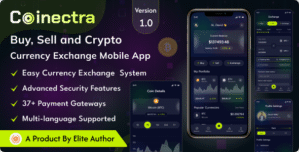 Coinectra – Buy, Sell and Crypto Currency Exchange Flutter App (Android, iOS)
