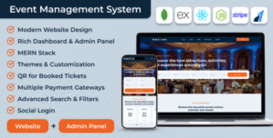 Find E-Event – Event Management System Ticket Booking Website with Admin Panel (MERN Stack)